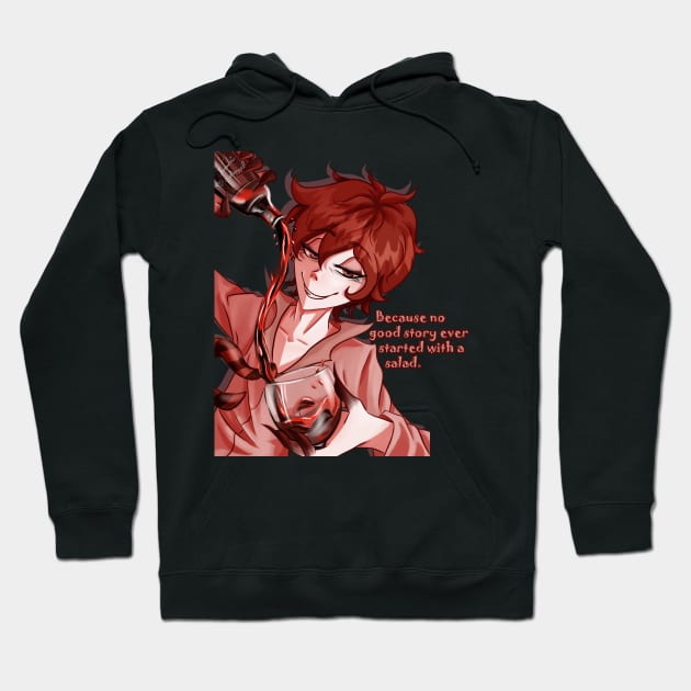 Cheers (Alastor - Hazbin Hotel) Hoodie by Tam4iAngel